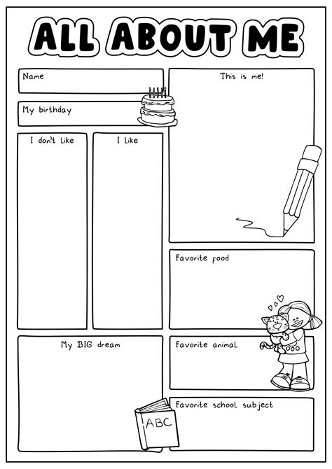14 All About Me Printable Worksheet For Adults Free Pdf At