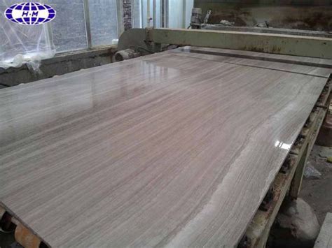 China White Wooden Marble Slab White Wooden Veins Marble Tile Hangmao