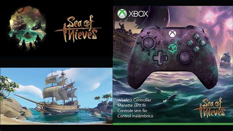 Sea Of Thieves Limited Edition Xbox One Controller Unboxing Youtube