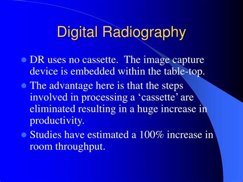 Ppt The Field Of Digital Radiography Powerpoint Presentation Free