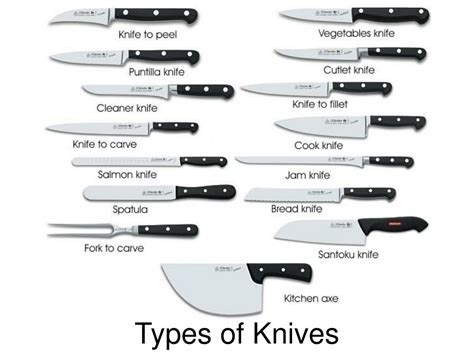 Ppt Types Of Knives Powerpoint Presentation Free Download Id1126645