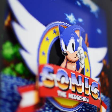 Sonic The Hedgehog Title Screen Retro Games Crafts