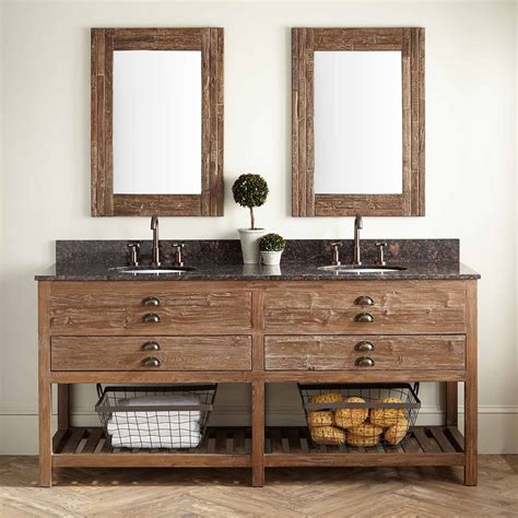 Fantastic Reclaimed Wood Bathroom Vanity Decoration Home Sweet Home