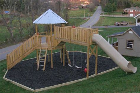 Residential Projects Backyard Playgrounds Tree Forts Playhouses