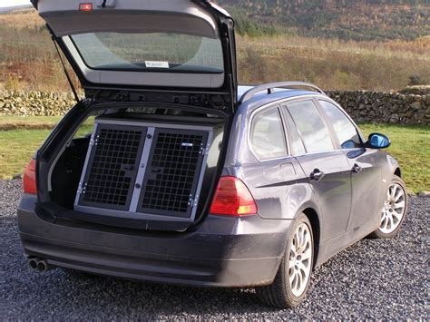 Travall guard compatible with a bmw x3 keeps your dog, luggage, and outdoor gear secure in the trunk area. TransK9/B13 BMW 3 Series Touring Dog Cage Dog Crate www.transk9.com (With images) | Bmw range ...