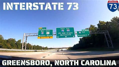 I 73 North Carolina Greensboro Interstate Highway Drive Youtube