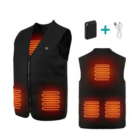 Electric Heated Vest Washable Warm Jacket Cold Proof Heating Clothes