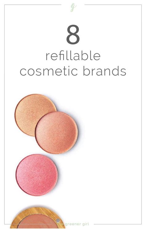 Refillable Clean Cosmetics For A Zero Waste Lifestyle The Greener