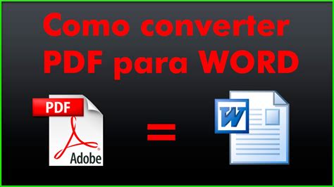 Convertidor De PDF A Word