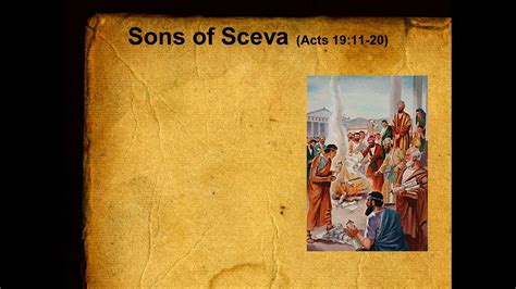 Seven Sons Of Sceva Acts 1911 20 Vlog By Nisha Youtube