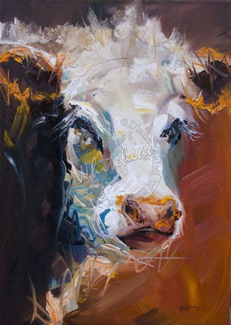 Diane Whitehead Art Out West Not A Painting A Day Moo Cow Animal