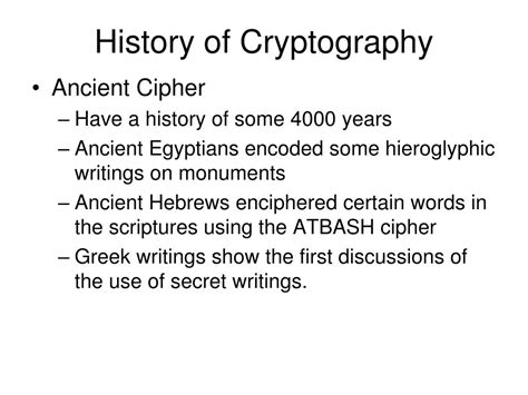 Ppt Conventional Cryptography Powerpoint Presentation Free Download