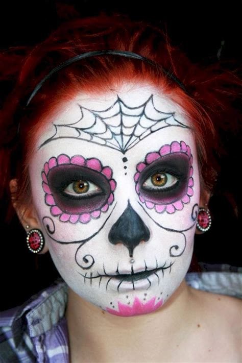 50 Gorgeous Skull Makeup Ideas To Try 2018 Halloween Img 38 Unique