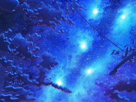 Anime Original Starry Sky Hd Wallpaper Peakpx