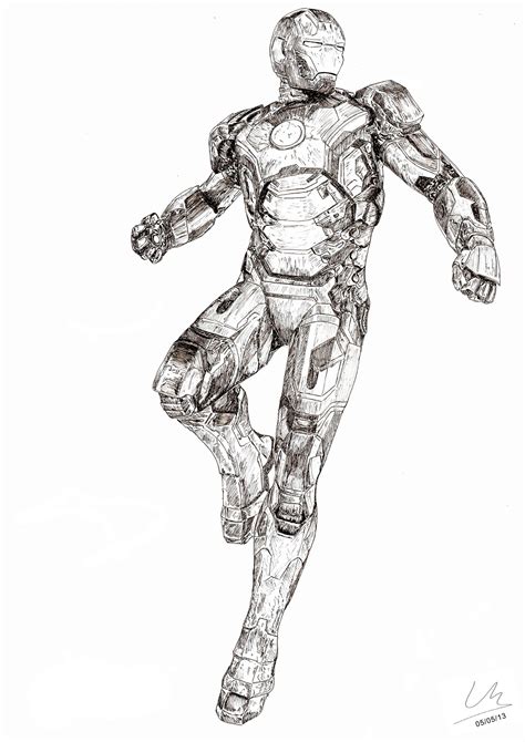 Today we have some great spiderman coloring pages for your boys and girls. Iron Man Mark XLII by loickmaire on DeviantArt