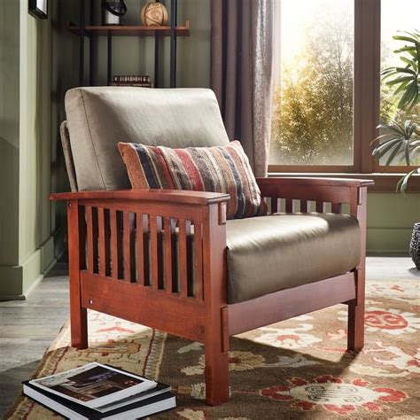 Hills Mission Style Oak Accent Chair By Inspire Q Classic 3911905
