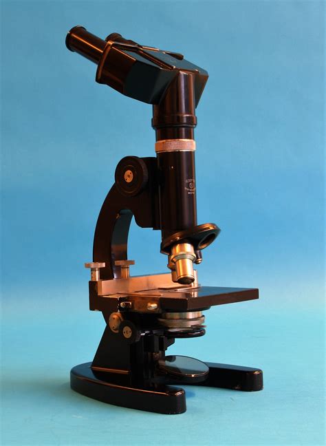 Compound Achromatic Microscope Type S Binocular Tube Stichting Voor Historische Microscopie