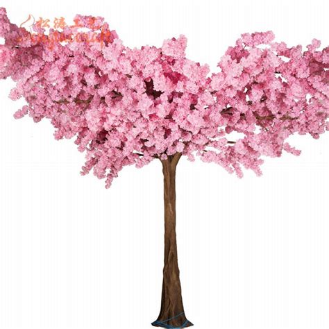 Japanese Indoor Plastic Cherry Blossom Tree Artificial With Silk Plants