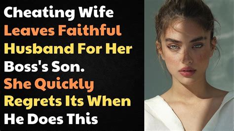 Cheating Wife Leaves Faithful Husband For Her Bosss Son She Quickly