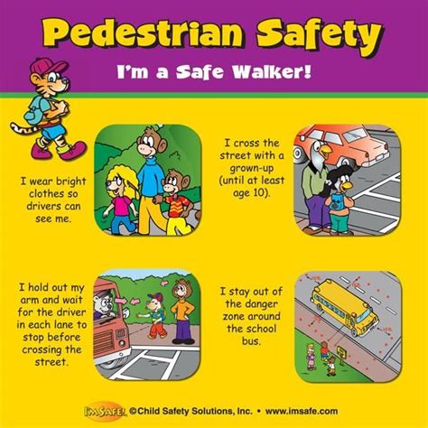 6 3815 Pedestrian Safety Tabletop Display Pedestrian Safety
