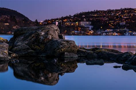 Troldhaugen Sunset Norway Bergen By Paulius Bruzdeilynas Redbubble