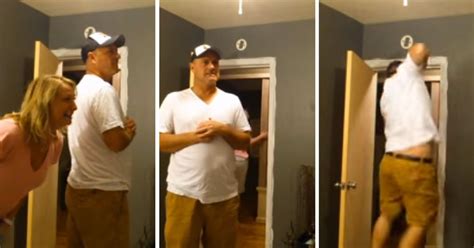 Hidden Camera Captures Mans Hilarious Reaction When He Finds Out He Is