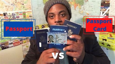 Whats The Difference Between A Passport And Passport Card Youtube