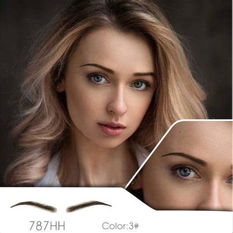 new handmade human hair false eyebrows lace base for women for party wedding cosplay star fake