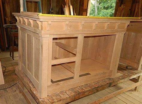 Handmade Arts And Crafts Style Kitchen Island By Pauls