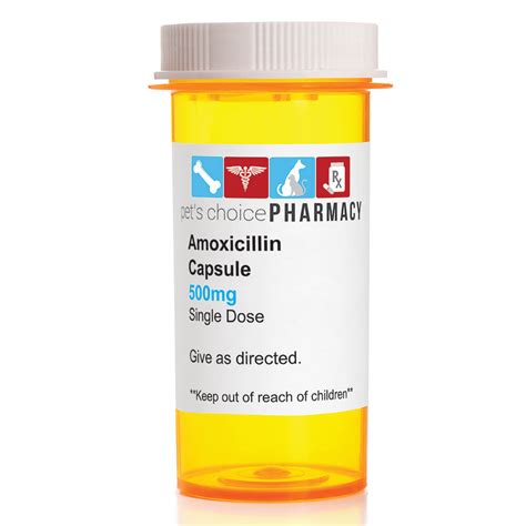 Amoxicillin 500 Mg X 1 Capsule Lambert Vet Supply