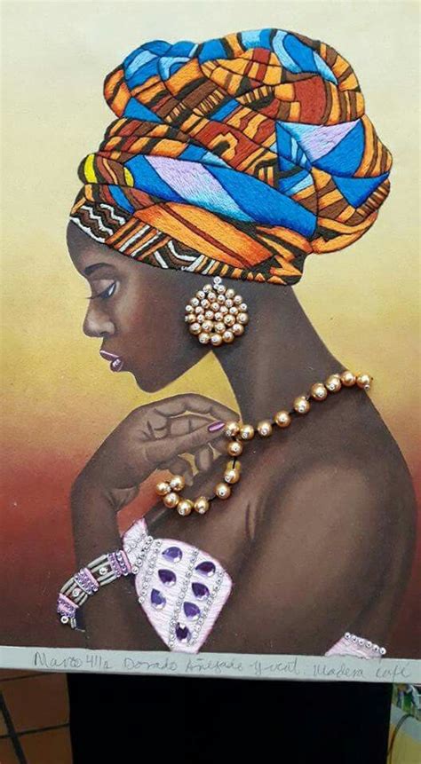 Pin De Nelda Gomez En Africanas Pinturas Africanas Negras Africanas