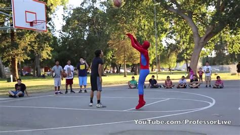 Spiderman Plays Basketball Amazing Spiderman 2 Professor