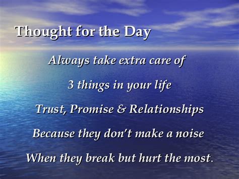 Similar to this we can configure to trigger. Daily thoughts ppt