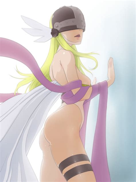 Muramura Hito Angewomon Digimon White Legwear Highres Girl O