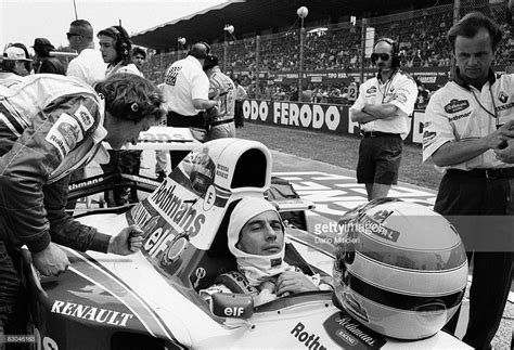 Brazilian Formula 1 Race Car Driver Ayrton Senna In His Car At The Picture Id83046163 1024×698