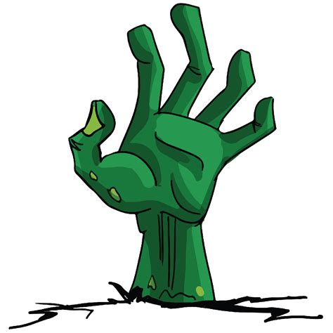 Icono De Dibujos Animados De Mano Zombie Descargar Pngsvg Transparente