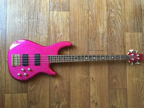 Daisy Rock Rock Candy Bass Pink Sparkle W Roadcase Reverb