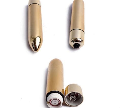 Bullet Vibrator Discreet Vibrating Massager Beginner Vibe Metal Gold Sex Toy Ebay