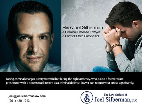 Hire Joel Silberman A Criminal Defense Lawyer A Former State Prosecutor New Jersey Criminal