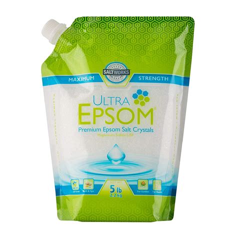 Ultra Epsom Premium Epsom Salt Crystals 5 Lb Carlo Pacific