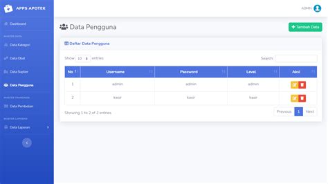 Source Code Aplikasi Pengelolaan Transaksi Obat Apotek Berbasis Web Riset