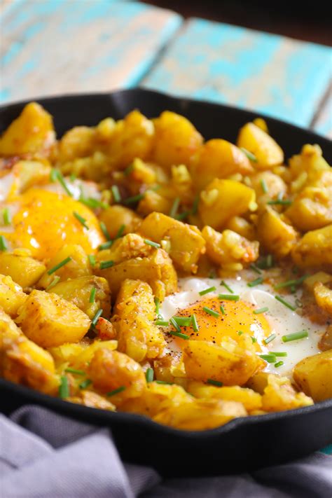 Sauté pomme de terre et oeuf