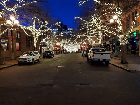 Pioneer Square This Evening Seattle