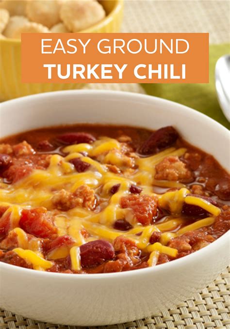 This link is to an external site that may or may not meet accessibility guidelines. Easy Ground Turkey Chili | Recipe | Food recipes, Healthy, Turkey recipes