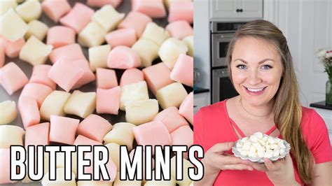 Easy Homemade Butter Mints Youtube