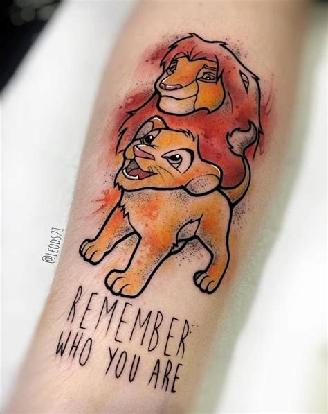 Remember Who You Are King Tattoos Lion King Tattoo Disney Tattoos