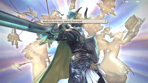 Final Fantasy Xiv Trial Battle Vs Warrior Of Light Elidibus Youtube