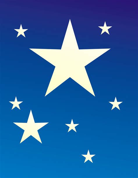 Small Five Pointed Star Stencil Henny Donovan Motif