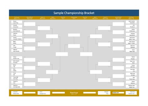 16 Bracket Template 16 Team Seeded Triple Elimination Tournament