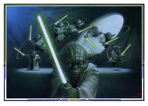 Yoda Painting By Artist Tsuneo Sanda Star Wars Jedi Star Wars Rebels